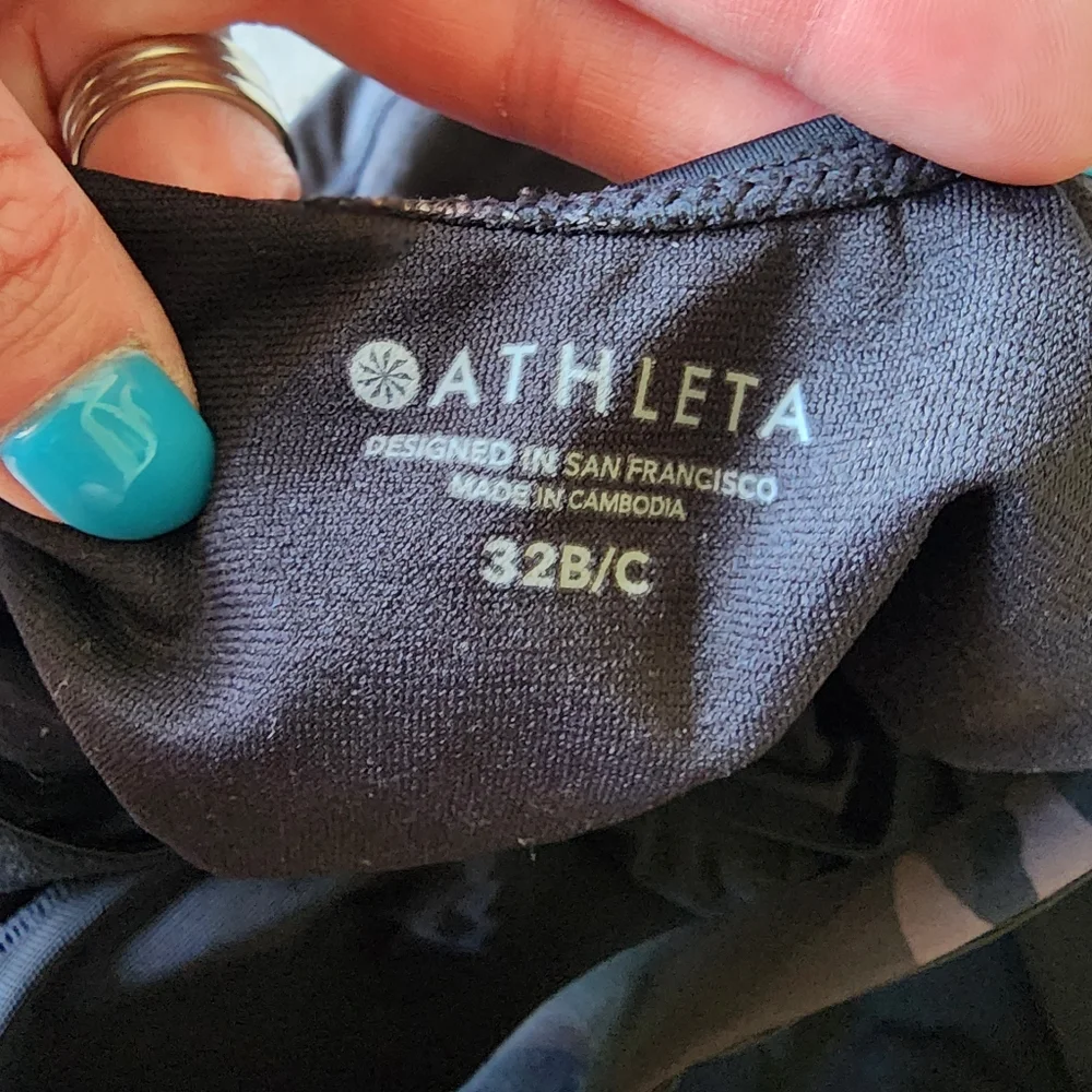 Athleta‎ Freestyle Camo Tankini Size 32 B/C